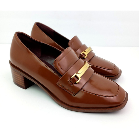 Franco Sarto Dalia Womens Size Brown Slip On Formal Heel Pumps